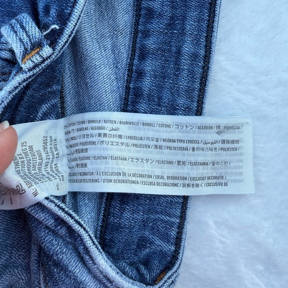 Abercrombie & Fitch Harper Low Rise Ankle Distressed Jeans, Size 27 - Picture 12 of 13